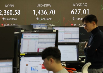 2360선까지 밀린 코스피…코스닥은 5% 추락하며 630선 붕괴