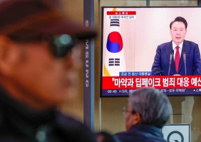 [포토] 윤석열 대통령, '국헌 문란은 야당'