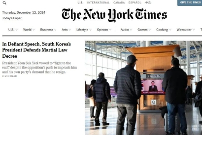 尹담화 주목한 외신들 "계엄령 충격적 결정, 옹호·정당화해"