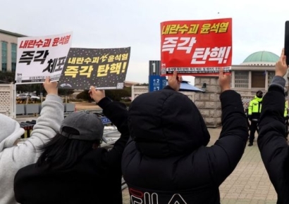 [포토] 하루 앞으로 다가온 탄핵 2차 표결 