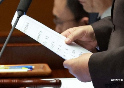 [포토] 대통령 탄핵안 204표 찬성으로 가결