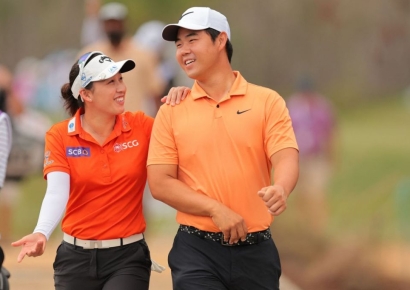 김주형과 티띠꾼, 2타 차 2위…‘역전우승 GO’