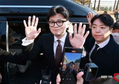 [포토] 한동훈, 146일만에 사퇴…"나라 잘 되게 끝까지 최선 다할 것"