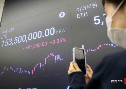 [포토] 비트코인, '자고 일어나면 최고가'