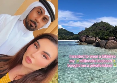 "비키니 입고 싶다" 아내 한마디에 700억 섬 사준 두바이 남편