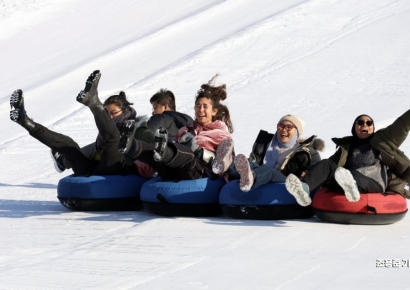 [포토] 짜릿한 'K눈썰매'