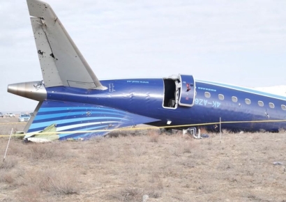 러 찾은 아제르 대통령, '여객기 추락'에 급거 귀국