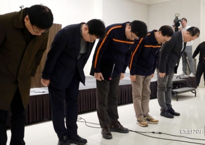 [포토] 김이배 대표 "유족께 깊은 사과…원인 규명 최선"