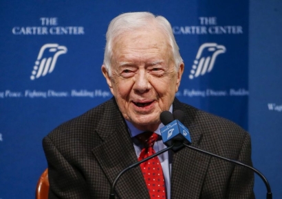 '가장 위대한 美 전직 대통령' 지미 카터 100세로 별세