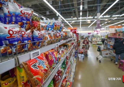 [포토] '월급 빼고 다올랐다' 연초부터 먹거리 가격 인상
