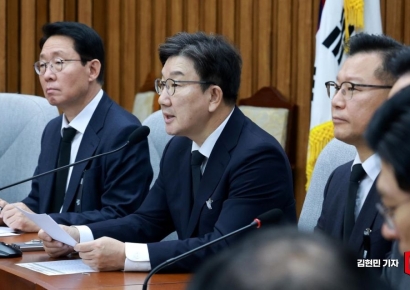 [포토] 권성동 "공수처, 무리한 현직 대통령 체포 시도 자제해야"