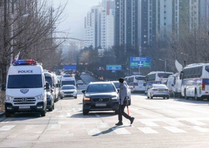 [포토] 경계 강화된 공수처 주변
