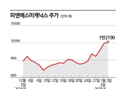 한 달여 만에 70% 상승한 피앤에스미캐닉스