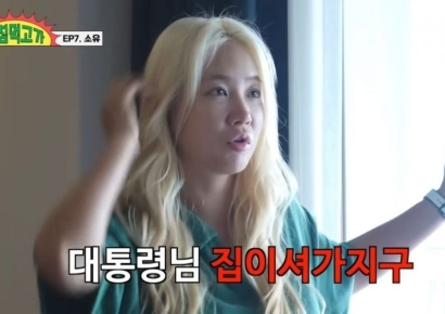 "거실서 尹 관저 보여"…가수 소유 한남동 집 재조명