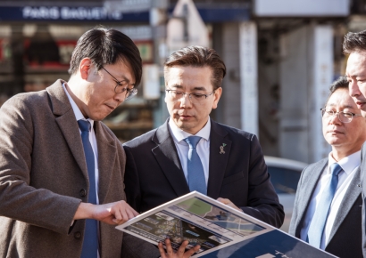 현대건설 대표, 한남4구역 방문해 "'디에이치 한강' 선택해달라" 
