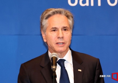 [포토] 발언하는 토니 블링컨 미 국무장관