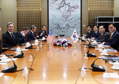 [포토] 국회에서 회담하는 우원식-토니 블링컨