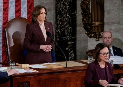 美의회, '트럼프 당선' 공식 발표…'패자' 해리스가 인증