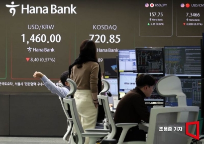 [포토] 2500선 회복한 코스피 지수