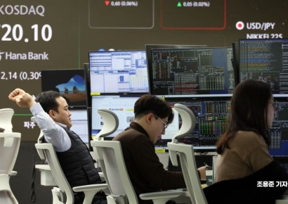 [포토] 사흘째 상승한 코스피