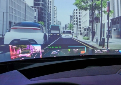 車앞유리가 초대형 디스플레이…현대모비스의 CES 승부수