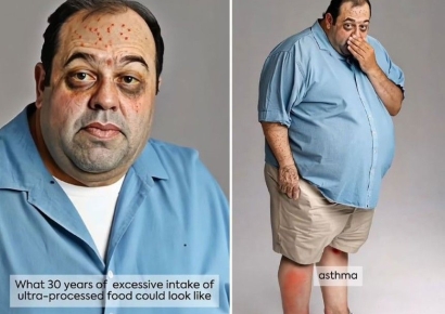 "풍선 처럼 부푼 배, 빨간 다리"…이런 음식 30년 즐겨먹은 남자입니다