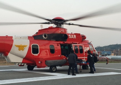 경기북부 의사탑승 소방헬기, 작년 23번 출동 18명 살렸다