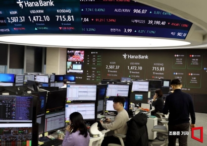 [포토] 분주한 하나은행 딜링룸