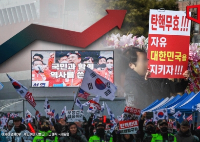 [폴폴뉴스]보수 결집 효과?…국민의힘 지지율 4주 연속 상승, 40.8%