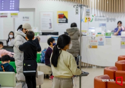 [포토] 독감 등 호흡기 질환 급증