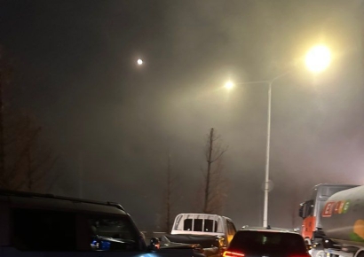 고양 자유로서 차량 44대 연쇄추돌 사고…출근길 정체