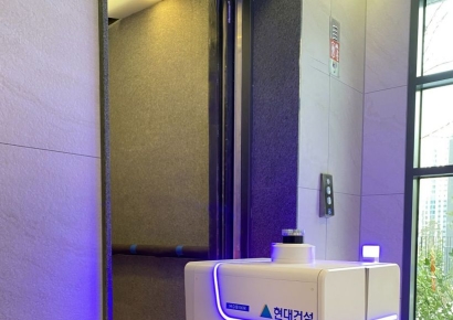 현대건설 '자율주행 로봇배송' 서비스, 아파트 단지에 도입 