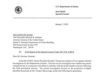 "트럼프, 대선 결과 뒤집기 시도 '유죄 충분'"…특검 최종 보고서 공개