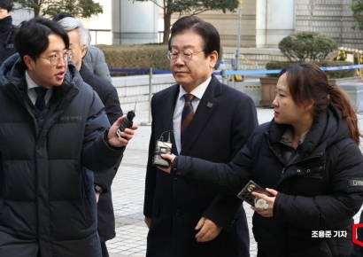 [포토] 법원 출석하는 이재명 대표