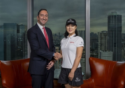 필리핀 카지노 회사 솔레어, 윤이나 후원한다