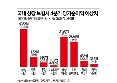 보험사 4분기 실적 개선 전망에도 웃지 못하는 이유