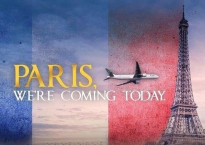 "9·11 테러 연상"…'에펠탑 여객기 충돌' 광고 논란에 항공사 사과