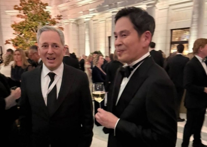 트럼프 2기 정·재계 인사 만난 정용진 회장… "글로벌 소통 확대"