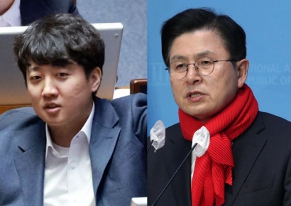 이준석 "부정선거 1대1 토론하자" vs 황교안 "아예 다 같이 붙자" 