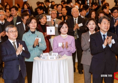 [포토] 서울교육청 신년 인사회 이주호 사회부총리-정근식 서울시교육감