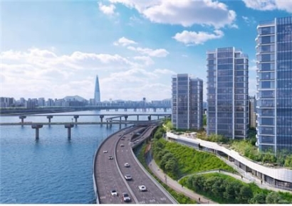 남향 한강 조망권 갖춘 ‘포제스 한강’