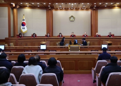 [포토] 방송통신위원장 탄핵심판이 열리는 헌재