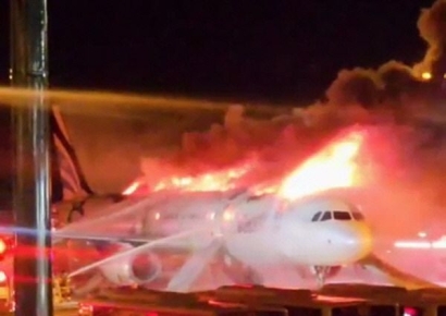 에어부산 화재 원인은 보조 배터리?…"기내 물품 규정 강화해야"