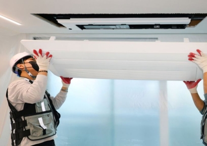 단내림 공사 없이 시스템에어컨 설치… 삼성 '인테리어핏 키트' 출시