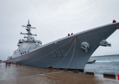 [포토] 해군기동함대사령부 최신예 이지스구축함 정조대왕함