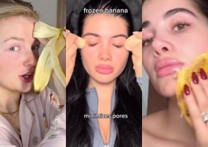"바나나 껍질 문지르면 보톡스 효과 나타나" SNS서 난리난 피부관리법