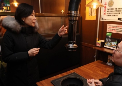 [포토] 오영주 장관, 온누리상품권 이용상황 점검