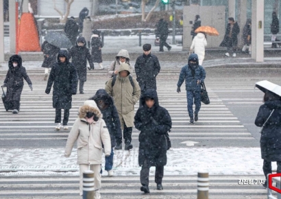[내일날씨]흐린 가운데 출근길 눈·비…찬바람에 기온 떨어져