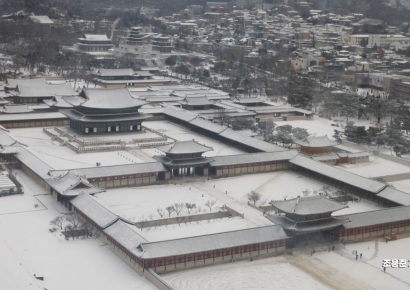 [포토] 눈덮힌 경복궁 