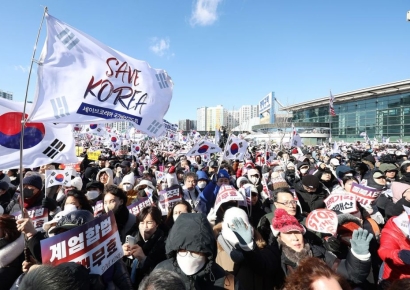 "尹 탄핵 반대" 5만 몰린 대구...여당도 '보조 맞추기'